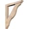 Ekena Millwork Funston Traditional Smooth Bracket w/ Offset Brace, Douglas Fir, 5 1/2"W x 38"D x 44"H BKT0604X38X44FST01SDF - alternate 1